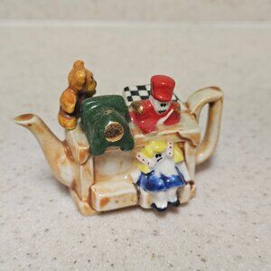 Vintage - Paul Cardew Mini Teapot of Toy Box - Made in England